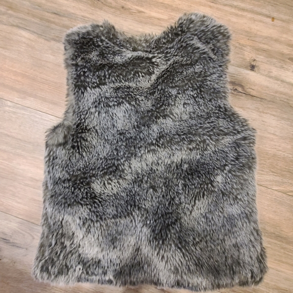Talula EUC faux fur brown vest sz xxs - Picture 7 of 10
